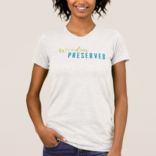 Wisdom Pgereserveerde T-shirt (Voorkant)