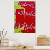"Wisdom" Poster (Keuken)