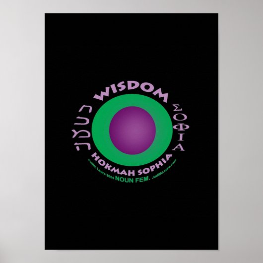 Wisdom Poster (Voorkant)