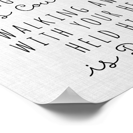 Wisdom-Poster is weten wanneer je weg moet lopen Poster (Hoek)