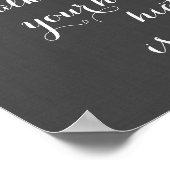 Wisdom-Poster is weten wanneer je weg moet lopen Poster (Hoek)