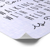 Wisdom-Poster is weten wanneer je weg moet lopen Poster (Hoek)