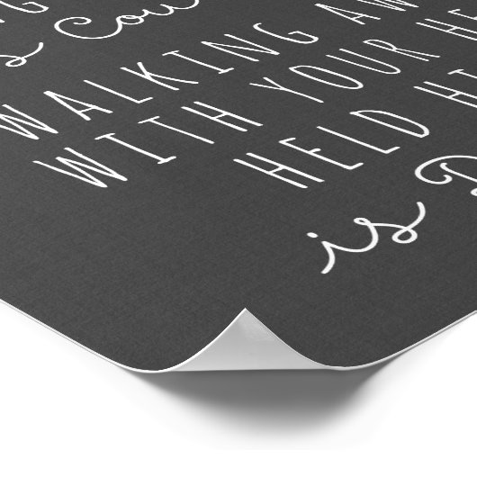 Wisdom-Poster is weten wanneer je weg moet lopen Poster (Hoek)