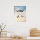 Wisdom - Proverbs 10:19 Poster (Keuken)
