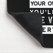 Wisdom Quote Design - waarde van elke druppel Muismat (Hoek)