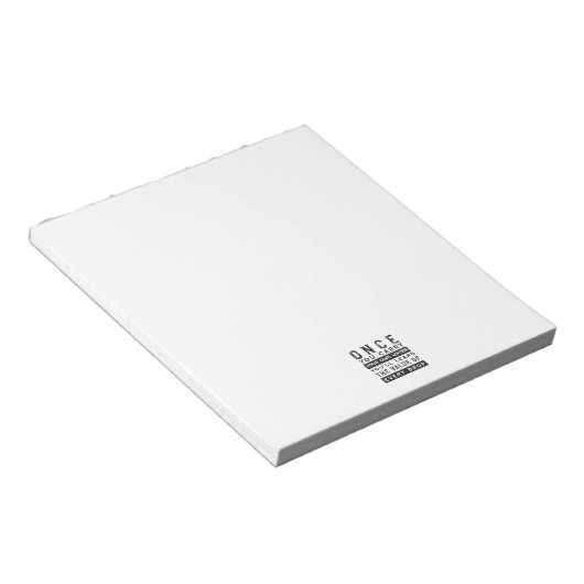 Wisdom Quote Design - waarde van elke druppel Notitieblok (Schuin)