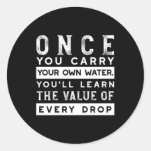 Wisdom Quote Design - waarde van elke druppel