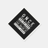 Wisdom Quote Design - waarde van elke druppel Servet (Hoek)