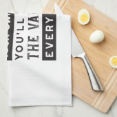 Wisdom Quote Design - waarde van elke druppel Theedoek (Quarter Fold)