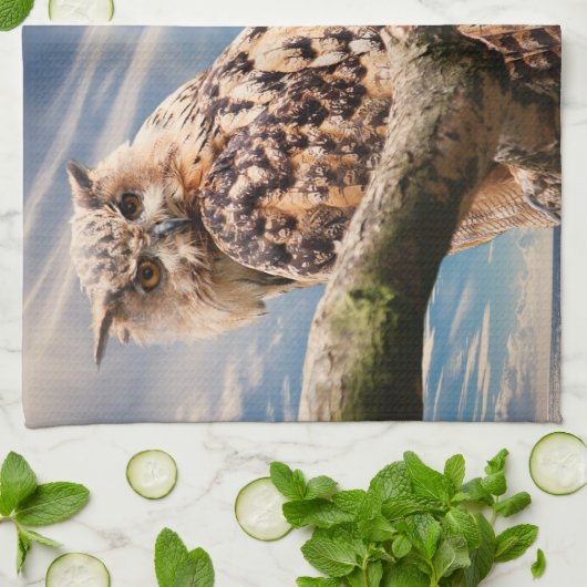 Wisdom Quote Owl handdoeken (Gevouwen)