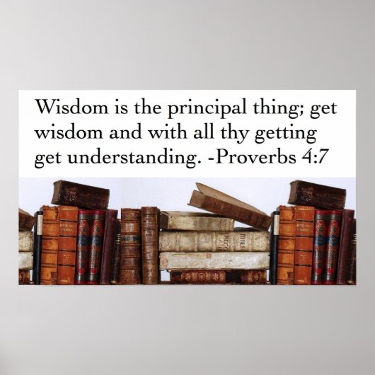 Wisdom Quote Poster (Voorkant)