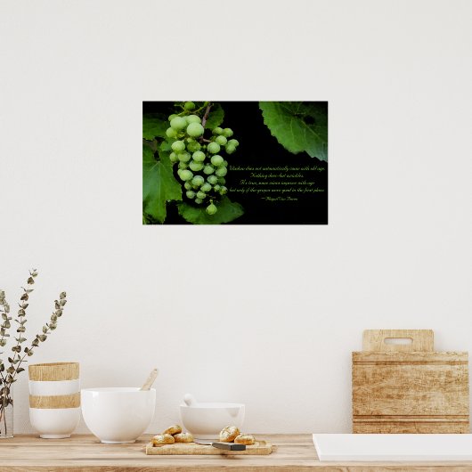 Wisdom Quote Poster (Keuken)