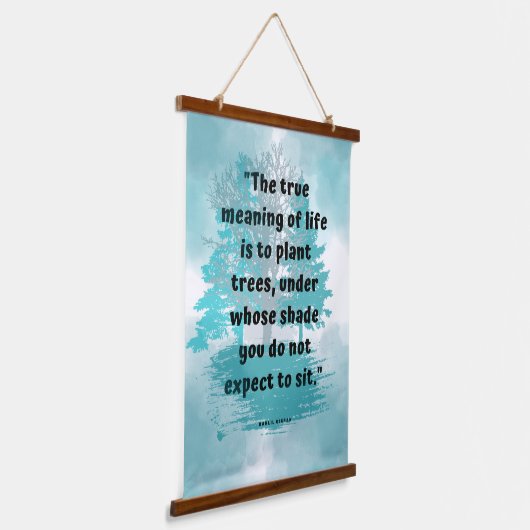 Wisdom Quote Wall Art Hangend Wandkleed (Gebogen)