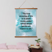 Wisdom Quote Wall Art Hangend Wandkleed (Slaapkamer)