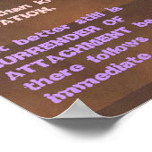 WISDOM Quotes from Bhagavad Gita Poster (Hoek)