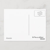 Wisdom Quotes - St Francis of Assisi Postcards Briefkaart (Achterkant)