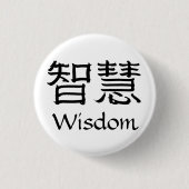 Wisdom Ronde Button 3,2 Cm (Voorkant)
