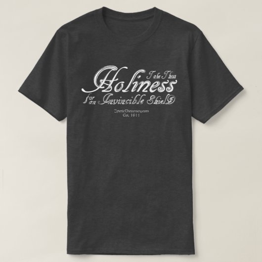 Wisdom Solomon 5:19 BijbelShirt KJV T-shirt (Design voorkant)