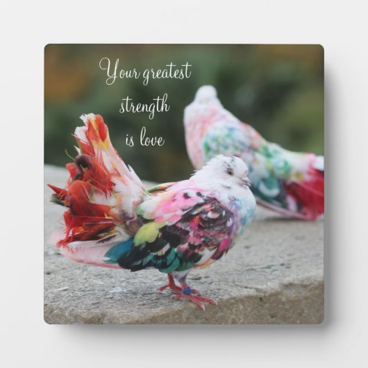 Wisdom Tabletop Plaque met Easel Fotoplaat (Voorkant)