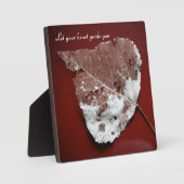 Wisdom Tabletop Plaque met Easel Fotoplaat (Voorkant)