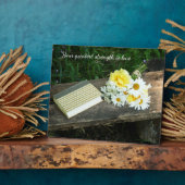 Wisdom Tabletop Plaque met Easel Fotoplaat (Zijkant)