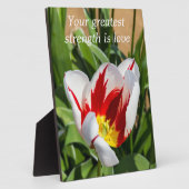 Wisdom Tabletop Plaque met Easel Fotoplaat (Zijkant)