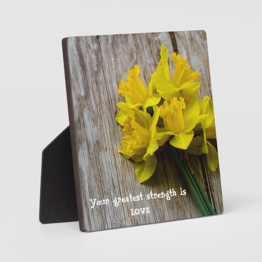 Wisdom Tabletop Plaque met Easel Fotoplaat (Voorkant)