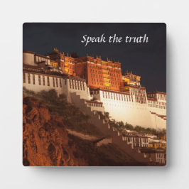 Wisdom Tabletop Plaque met Easel Fotoplaat