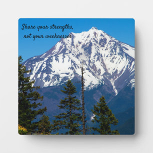 Wisdom Tabletop Plaque met Easel Fotoplaat
