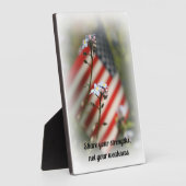 Wisdom Tabletop Plaque met Easel Fotoplaat (Zijkant)