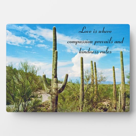 Wisdom Tabletop Plaque met Easel Fotoplaat (voorkant)