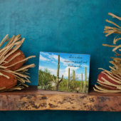 Wisdom Tabletop Plaque met Easel Fotoplaat (Zijkant)