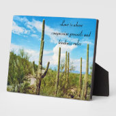 Wisdom Tabletop Plaque met Easel Fotoplaat (Zijkant)