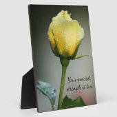 Wisdom Tabletop Plaque met Easel Fotoplaat (Zijkant)