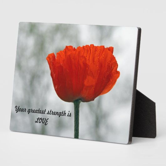 Wisdom Tabletop Plaque met Easel Fotoplaat (Zijkant)