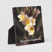 Wisdom Tabletop Plaque met Easel Fotoplaat (Voorkant)