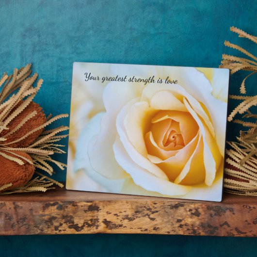 Wisdom Tabletop Plaque met Easel Fotoplaat (Zijkant)