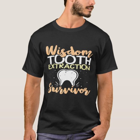 Wisdom Tandextractie Survivor Premium T-shirt (Voorkant)