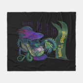 Wisdom uit een draak fleece deken (Voorkant (Horizontaal))