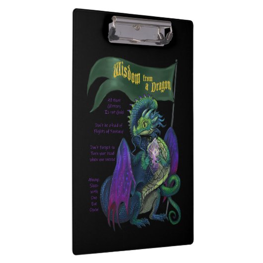 Wisdom uit een draak klembord (Rechts)