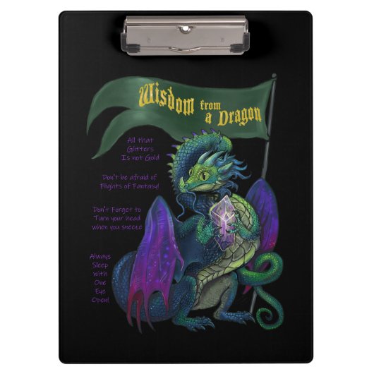 Wisdom uit een draak klembord (Voorkant)