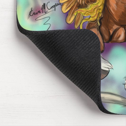 Wisdom uit een Pegasus, mousepad Muismat (Hoek)