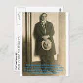Wisdom van Al Capone? Briefkaart (Voorkant / Achterkant)