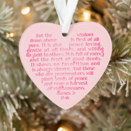 Wisdom van bovenstaande gepersonaliseerde scriptve ornament