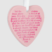 Wisdom van bovenstaande gepersonaliseerde scriptve ornament (voorkant)