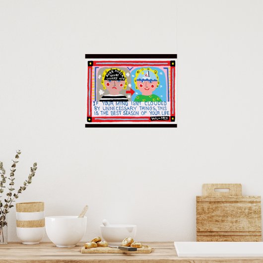 Wisdom van een bevroren poster (Keuken)