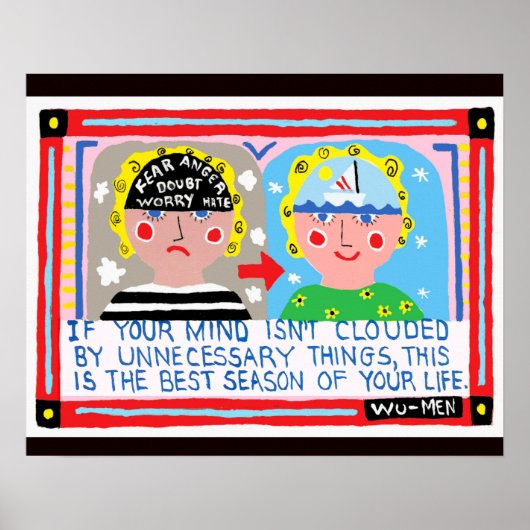 Wisdom van een bevroren poster (Voorkant)