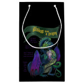 Wisdom van een draak kleine cadeautas (Achterkant)