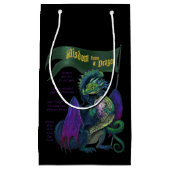 Wisdom van een draak kleine cadeautas (Voorkant)