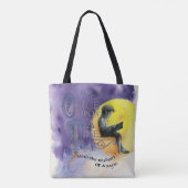 Wisdom van een Sage, schouder Canvas tas (Achterkant)